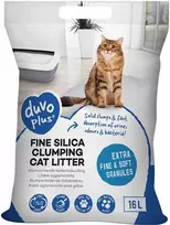 Katės kraikas Duvo+ Duvo+ Silicio silikagelis, sutraukiantis kraikas katėms 6kg 16L