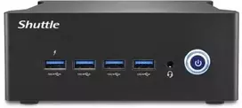 Kompiuteris Shuttle SHUTTLE XPC Nano NT10H5 Barebone Intel Core Ultra 5 125H 2xSODIMM 1xM.2