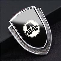 automobilio lipdukai 3D metaliniai priedai auto aksesuaras aixam city s 4 6 7crossline 4 6 minauto roadline scouty r