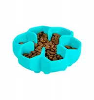 Collar Antkaklis WAU Šunims Silikoninis Dubenėlis Sulėtinti Augimą 450ml Mėlynas