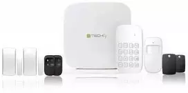 Techly Rinkinys alarmowy GSM panel/klaviatūra/czujniki/piloty/karty RFID