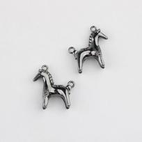 2Pcs Alloy Pony Pendant Animal Horse Charms DIY Necklace Bracelet Earrings Keychain Accessories Handmade Jewelry Making juoda