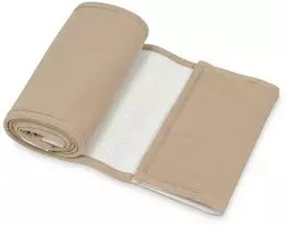 Multitex Lovytės apsauga, kvėpuojantis muslino lovelės įdėklas, 180x30 cm kūdikio lovos saugos barjeras, minkšta medvilnės ir poliesterio tinklelio pagalvėlė, vaikiška lovelės apsaugėlė