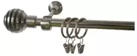 Domoletti SINGLE CURTAIN RAIL SET 240CM D16