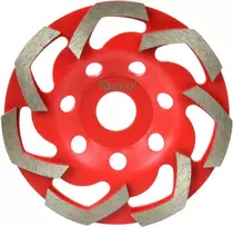 Geko deimantinis šlifavimo diskas betonui Raudonas 125 x 5mm (50)