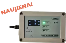 Dujų detektorius US-09-CO2-NO2