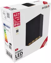 Avide LED lauko sieninis šviestuvas Sydney 2Way 6W 3000K IP65
