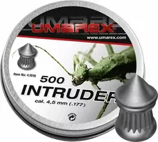 4,5 mm UMAREX Intruder smailūs briaunoti šoviniai, 500 vnt.