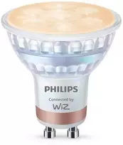 Philips Wiz 4.7W(50W) GU10 Glass TW 2vnt.