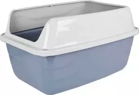 GEORPLAST „Sonic XL“ kačių kraiko dėžutė pilka ir balta (56 x 40 x 30,5 cm)