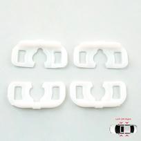 BWR5111 4 Pieces Window Regulator Guide Bracket Fixer Clamp Clips for Fiat Linea Ducato Boxer Jumper 3 Abarth Punto 2 3 Alfa 156