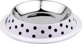 Duvo+ Duvo+ Metalowa dubenėlis šuniui Kropki L 1L 25,8cm