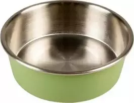 Duvo+ Duvo+ metalinis dubenėlis šunims ir katėms, žalias, 1,5 l, 20,3 cm