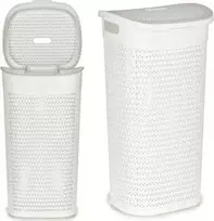 Krepšys skalbiniams Bigbuy Home na pranie Plastikowy 60L 60 L (44 x 57 x 34,5 cm)