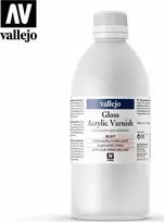 Vallejo Vallejo: Blizgus akrilinis lakas 500 ml