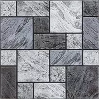 Atmosphera PVC sienų lipdukai virtuvei, akmens imitacijos, 30 x 30 cm, 2 vnt.