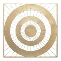 Atmosphera Sienų apdaila iš metalo LOUISE, 90 x 90 cm