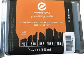 Creative Tools Creative Tools: Švitrinių popierių rinkinys su kietu pagrindu