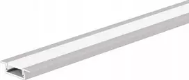 LED juosta Prescot Prescot LED profilis MICRO-K-ALU-MLC-2M 2m pieno spalvos, įleidžiamas, anoduotas COM