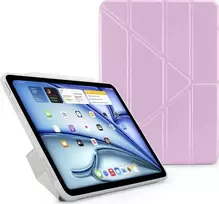 Pipetto Origami No1 Original dėklas, violetinės spalvos – Apple iPad Air 10.9″ (2022/2020)/11″ 2024/2025/2026