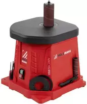 Holzmann Osciliacinis veleninis šlifuoklis, 1450W juostinis šlifuoklis, medienos apdirbimui, metalo apdirbimui, 320x300mm stalo šlifuoklis, osciliacinis juostinis šlifuoklis