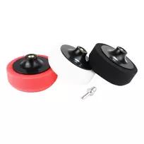 Automobilio poliravimo diskų komplektas 3 vnt. x 125 mm + M14 adapteris AMIO-02648