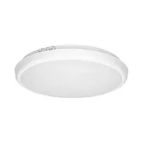 Orno CERS LED 16W, lubinis šviestuvas su mikrobangų judesio jutikliu, 1300lm, IP65, 4000K, pieniškas polikarbonatas, baltas, reguliuojamo ryškumo