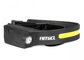 Amio LED Žibintuvėlis ant galvos XPE+COB 1200mAh LH05