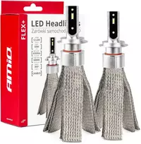 LED žibintų lemputės FLEX+ Series H7 canbus 6000K 12-24V AMIO-03659