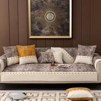 Prabangus nėriniuotas sofos užvalkalas, neslystantis, skirtas šeniliniam kratiniui L formos sofos užvalkalas kėdės baldų apsaugai svetainei Cushion cover30x50cm žalia