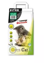 Certech Kraikas dla kota Super Benek 7l CORN CAT ULTRA ŚWIEŻA TRAWA Zbrylający żwirek kukurydziany zapachowy /156