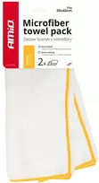 Mikropluošto šluostės automobilio salonui 30×40 cm, 275 gsm, 2 vnt. AMiO-03740