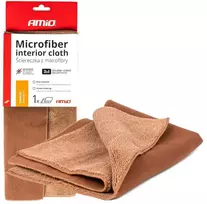 Mikropluošto šluostė 2in1 CORAL+SUEDE 30×30 cm, 500g/m², AMIO-03982