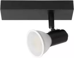 Orno RIO SP 1, sieninis-lubinis šviestuvas, GU10, maks. 60 W, IP20, juodas