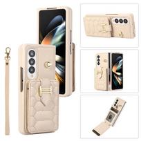 Vertikalus kortelės „Solt“ piniginės dirželio odinis dėklas, skirtas „Samsung Galaxy Z Fold“ 5 4 3 5G ZFold5 krepšio lizdo laikiklis dirželio kišenės For Galaxy Z Fold 3