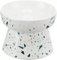 Trixie dubenėlis paaukštintas, katei, keraminis, baltas, 0,2 l/13 cm