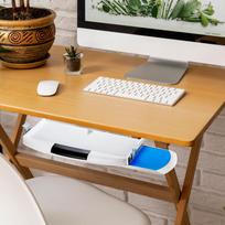 Ergonomic Keyboard Tray with Swivel Mouse Platform for Efficient Work Setup balta