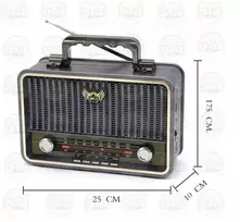 Retro radijo imtuvas KEMEI MD-1908BT