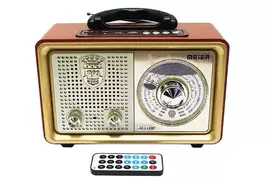 Retro radijas su pulteliu Meier M-110BT