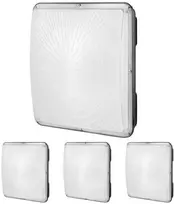 LED stoglangių šviestuvų 4 vnt. pakuotė, 150 W, 5000 K dienos šviesa, lauko apšvietimas