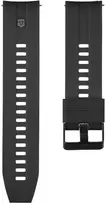 Tactical Quick Release silikoninė apyrankė 22mm juodos spalvos