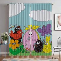 Barbapapa Namų Interjero Užuolaidos 2 Vnt. Tiulis Miegamajam Helovino Dekoracija Modernios Svetainės Užuolaidos Atspalviai Užuolaida W50xH70cmx2pcs-CL