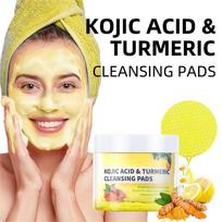 TurmericCleansing Pads KojicAcid And TurmericCleansing Pads Helps Balance Skin Oil And Water Remove The Excess Epidermis 50ml One Size