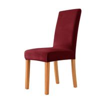 Silver Fox Velvet Chair Cover Velvet Cloth Elastic Home Hotel Dining Chair Dust Cover Chair Cover High-end Sense 38*38*4 cm bordinė