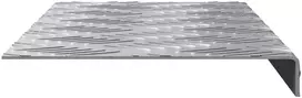 Laiptų danga 10 pcs Sidabro 60 x 18 x 2,5 cm Aliuminis