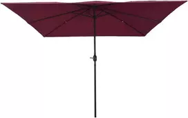 Sodo skėtis Bordo raudona 295 x 295 x 245 cm