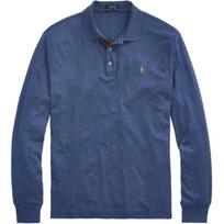 Polo Ralph Lauren SS24 Embroidered Pony Logo Long Sleeve Polo Shirt Men tops Navy-Blue MNPOKNI16820812-400 XS
