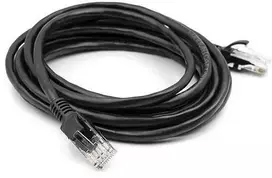 EXD Kabelis Cat5E UTP, 3m, juodas