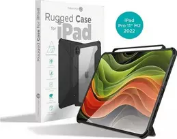 Mobile Origin Tvirtas dėklas, juodas - iPad Pro 11" M2 2022 4-osios kartos