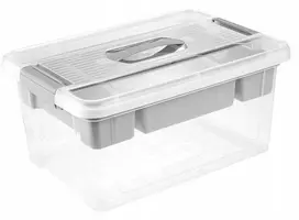 Keeeper Curver Dulkių siurblio dėžės organizatorius Henri 29x41x20cm 16L gaisi peleka/caurspidiga 4052396112184